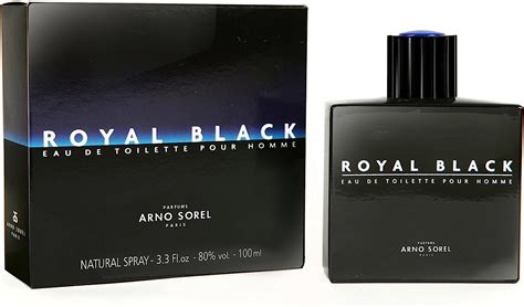 Eau de toilette Royal Black for Men, 100 ml + THE .